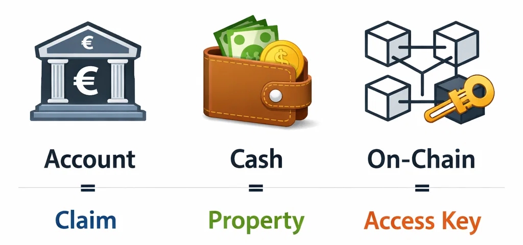 Konto, Forderungen, on-chain (EN)