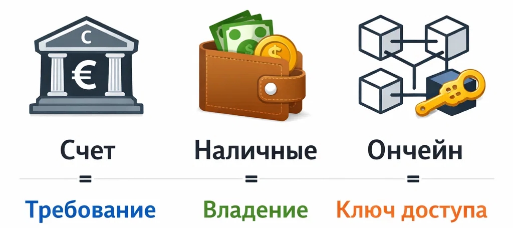 Деньги на счете юридически не являются депонированным имуществом, а представляют собой требование к банку.
