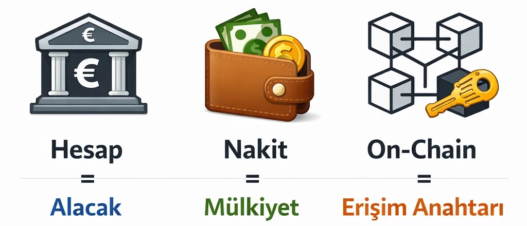 Hesaptaki para yasal olarak depozito olarak kabul edilmez, ancak banka nezdinde bir alacak hakkı olarak kabul edilir.