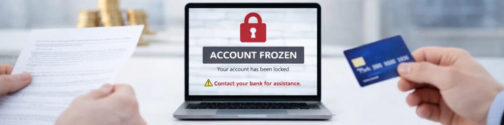 Can a bank freeze my account?