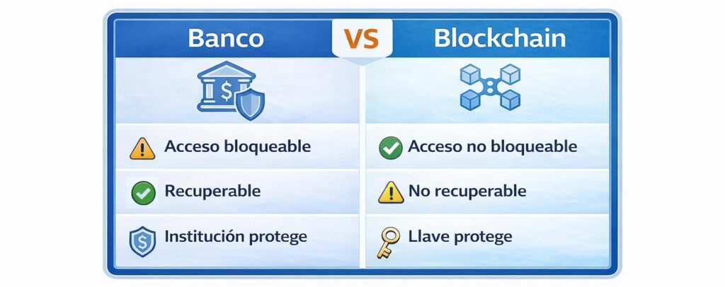 La seguridad se consigue, según el sistema, mediante la administración o el control de la propiedad.